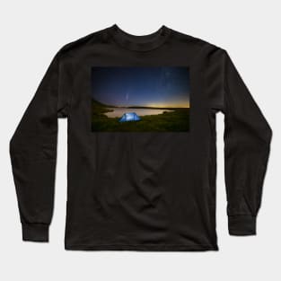 Comet NEOWISE over Llyn y Fan Fawr, Brecon Beacons Long Sleeve T-Shirt